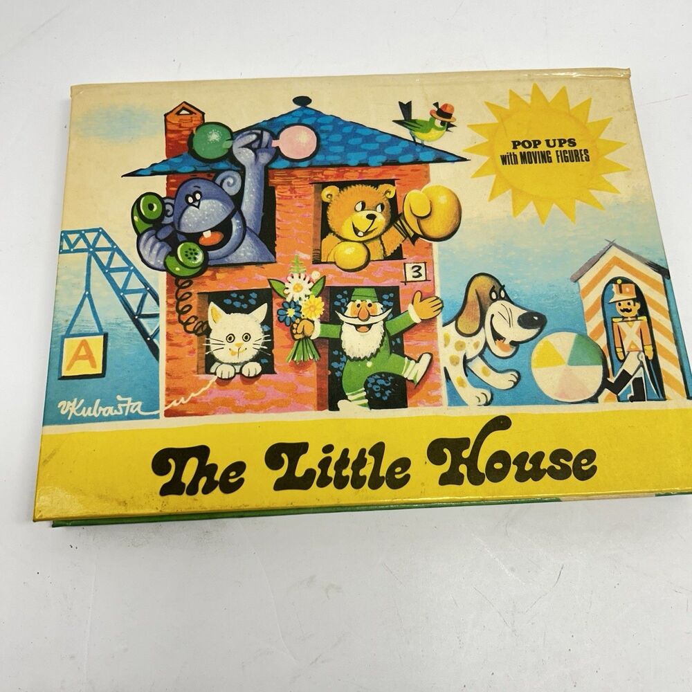 1973 The Little House Pop-Up Book Vojtech Kubasta Czechoslovakia Complete